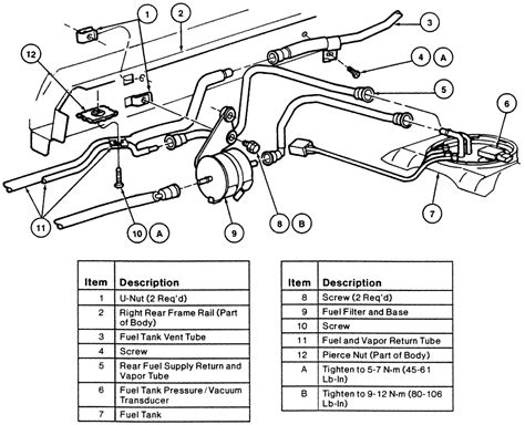 2007 ford taurus fuel system diagram 